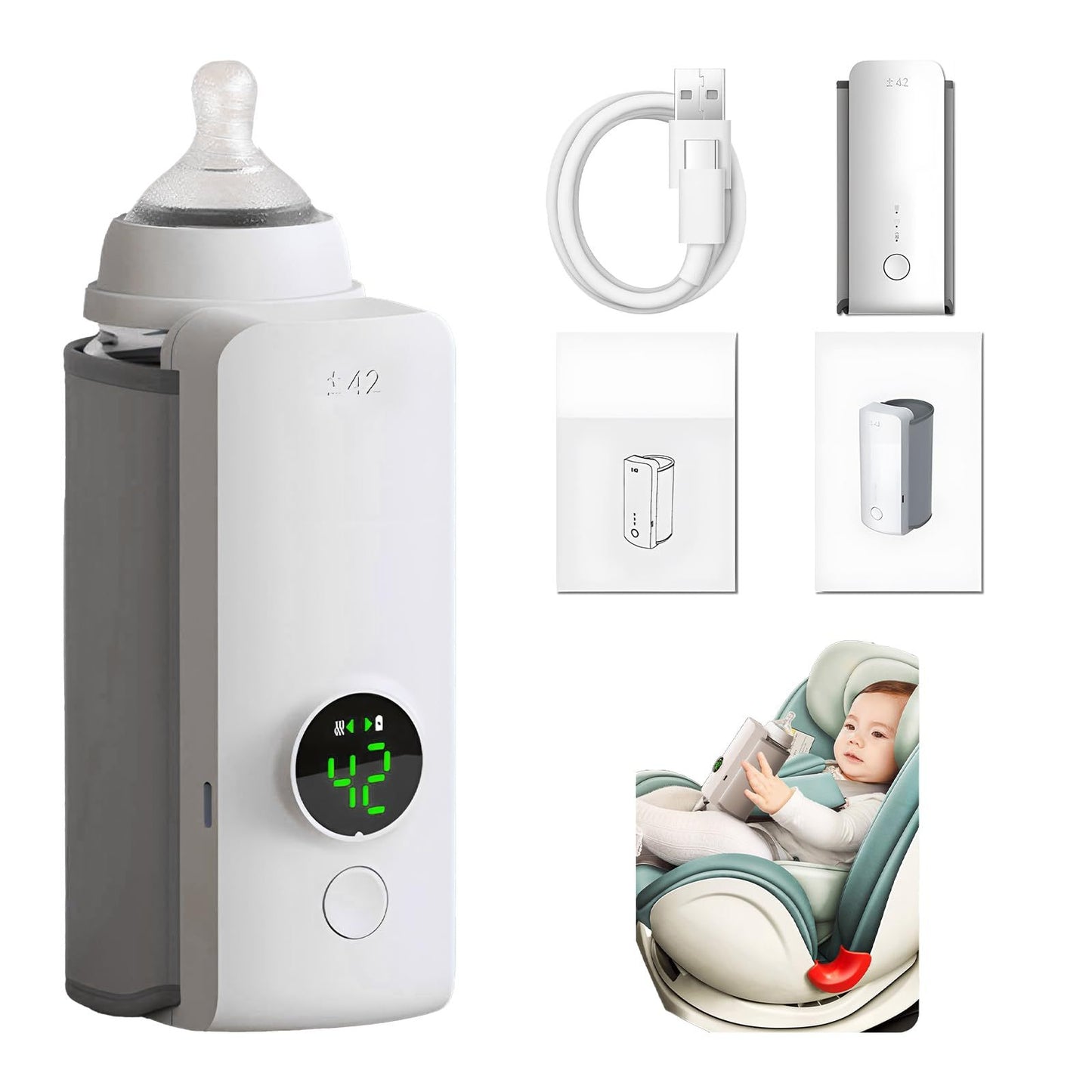 Fast-Charging Wireless Milk Warmer