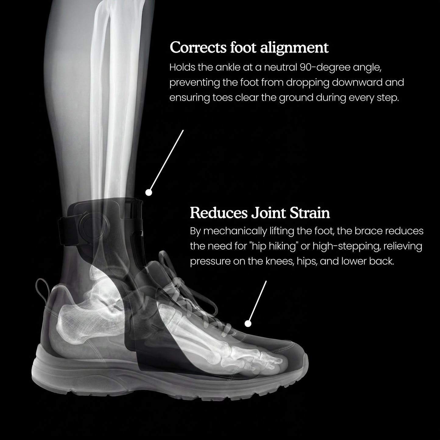 LiftStep™ Foot Drop AFO Brace